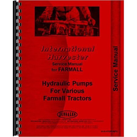 Tractor Service Manual For International Harvester Eaton Internal Hydraulic Pump